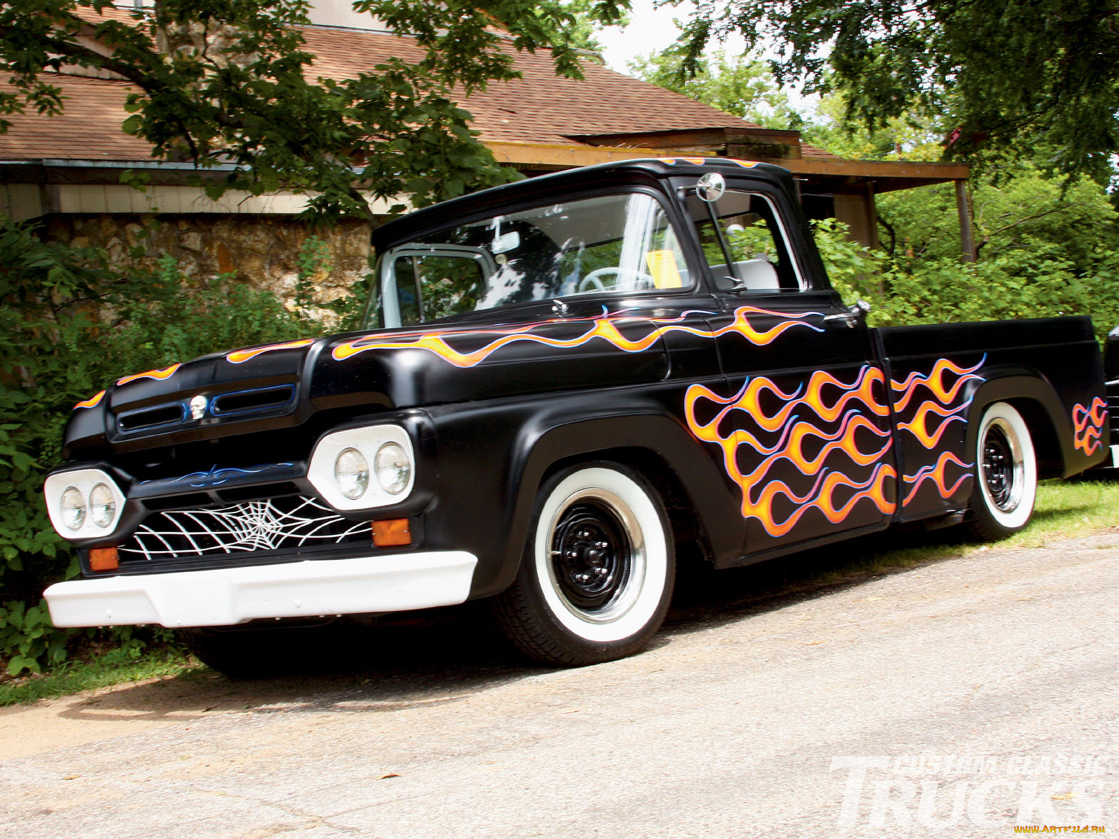 1960, ford, pickup, truck, , custom, pick, up
